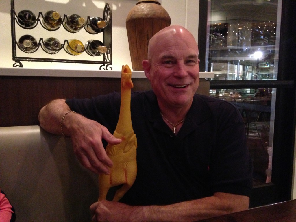 2013 Dad with Rubber Chicken