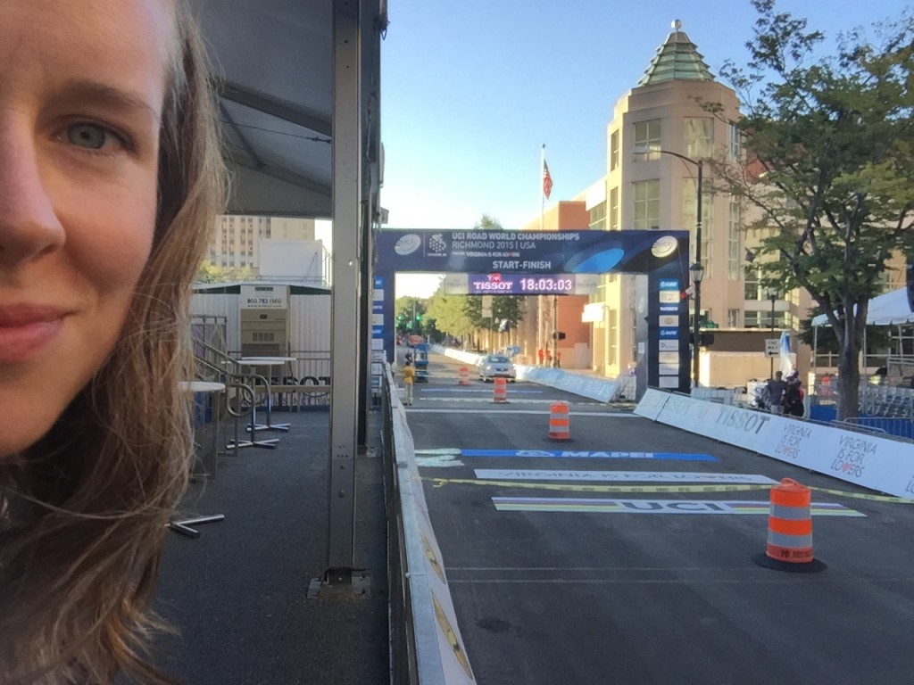 Evening at TTT Worlds Finish Line